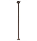 Meyda 4.5"Sq Mahogany Bronze Pendant Hardware '177365