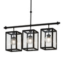Meyda 39"L Quadrato Bloc 3 LT Island Pendant '179150