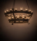 Meyda 72" Wide Barnstable 30 Light Two Tier Chandelier '179362