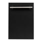 18 in. Compact Stainless Steel Top Control Dishwasher with Stainless Steel Tub and Modern Style Handle 40dBa
