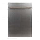 18 in. Compact Stainless Steel Top Control Dishwasher with Stainless Steel Tub and Modern Style Handle 40dBa