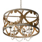 Meyda 36"W Pradelles 6 LT Chandelier- 181314