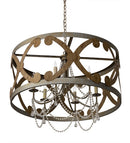 Meyda 36"W Pradelles 6 LT Chandelier- 181314