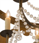 Meyda 36"W Pradelles 6 LT Chandelier- 181314