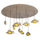 Meyda 56"w Tiervis 9 Lt Cascading Pendant- 182290