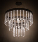 Meyda 60"W Aquagen Three Tier Chandelier '182328