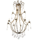 Meyda 54"W Kaitlynn 12 LT Two Tier Chandelier- 182547