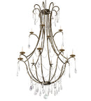 Meyda 54"W Kaitlynn 12 LT Two Tier Chandelier- 182547