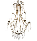 Meyda 54"W Kaitlynn 12 LT Two Tier Chandelier '182547