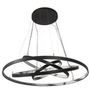 Meyda 60" Wide Anillo 4 Ring Cascading Pendant- 182716