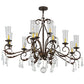 Meyda 62" Long Windsor 14 Light Oblong Chandelier- 183446