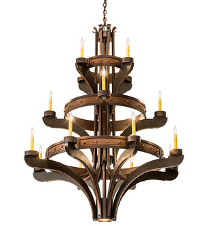 Meyda 48"W Castilla 16 LT Three Tier Chandelier '183606
