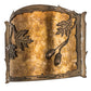 Meyda 12"W Oak Leaf & Acorn Wall Sconce '184030