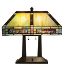 Meyda 20"H Chaves Oblong Table Lamp- 184702