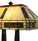 Meyda 20"H Chaves Oblong Table Lamp- 184702