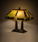 Meyda 20"H Chaves Oblong Table Lamp- 184702