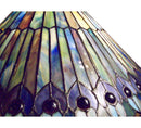 Meyda 18"W Tiffany Jeweled Peacock 2 LT Wall Sconce '18526