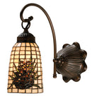 Meyda 6"W Pine Barons Wall Sconce 18660