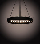 Meyda 60" Wide Loxley Escabroso 24 LT Chandelier 187107