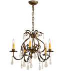Meyda 24"W Chantilly 5 LT Chandelier- 187262