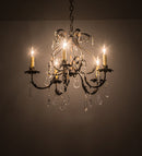 Meyda 24"W Chantilly 5 LT Chandelier- 187262