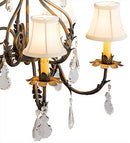 Meyda  25"W Chantilly 5 LT Chandelier- 187283
