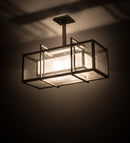 Meyda 27"L Nelson Oblong Pendant 187524