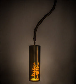 Meyda 4"W Tall Pines Mini Pendant 188058