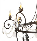 Meyda 58" Wide Antonia 8 Light Chandelier- 188131