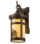 Meyda 5.5"W Winter Pine Wall Sconce 188763
