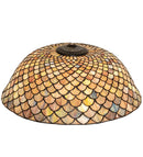 Meyda 20" Wide Tiffany Fishscale Shade '18933