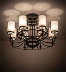 Meyda 46" Wide Saxony 8 Light Chandelier 189538