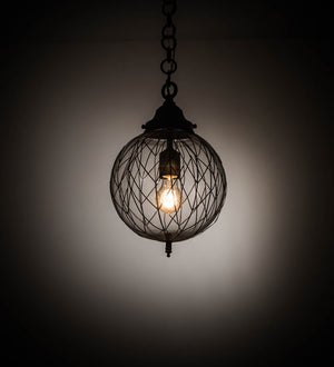 Meyda 10" Wide Bola Diamant Pendant 189566