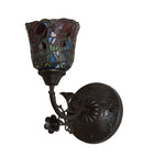 Meyda 6" Wide Red Rosebud Wall Sconce '19019