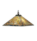 Meyda 17"Sq Knotwork Mission Pendant 19032