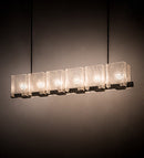 Meyda 60" Long Ice Cube 6 Light Oblong Chandelier 190616