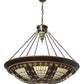Meyda 45" Wide Fleur-de-lis Inverted Pendant 190767