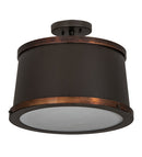 Meyda 18" Wide Cilindro Reel Semi-Flushmount- 190873