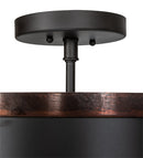 Meyda 18" Wide Cilindro Reel Semi-Flushmount- 190873