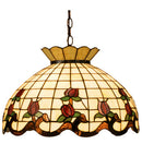 Meyda 20" Wide Roseborder Pendant '19137