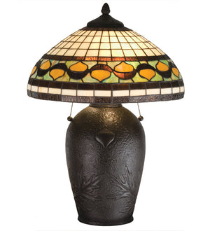 Meyda 23" High Tiffany Acorn Table Lamp '19169