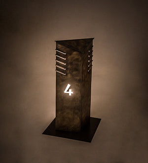 Meyda 36" High Aploks Personalized 4 Bollard 191701