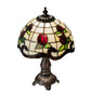 Meyda 12" High Roseborder Mini Lamp '19189