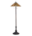 Meyda 63"H Delta Jadestone Floor Lamp 19194