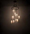 Meyda 35" Wide Cartier 9 LT Cascading Chandelier 192968