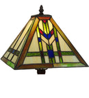 Meyda 10" Square Prairie Wheat Shade '19426
