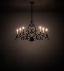 Meyda 36" Long Meredith Oblong Chandelier 194364