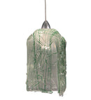 Meyda 4"Sq Metro Fusion Apple Taffy Mini Pendant 19481