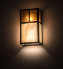 Meyda 6.5"Wide Hyde Park "T" Mission Wall Sconce 194871