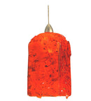 Meyda 4"Sq Metro Fusion Lava Mini Pendant 19497